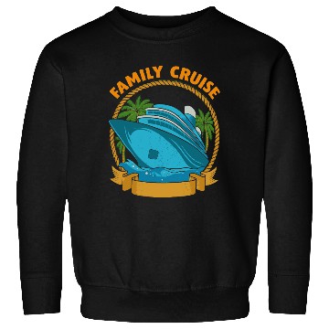 Discover Family Cruise Ship Palm Trees Rope Sweatshirts