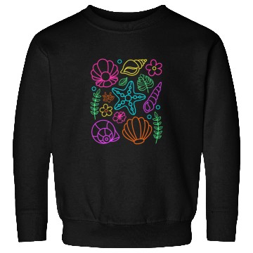 Discover Neon Seashell Summer Beach Sweatshirts
