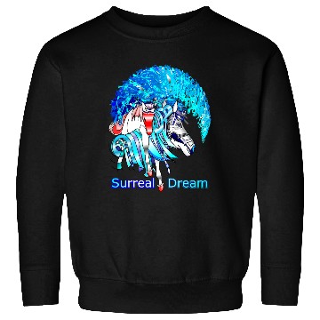 Discover Art-Gil Horse 1 Surreal Horses from another world Sweatshirts