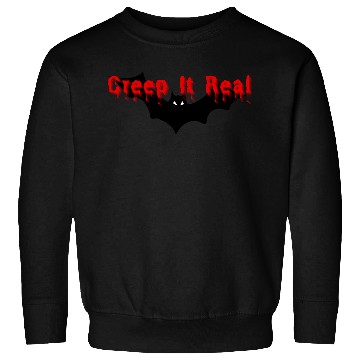 Discover Creep It Real – Halloween Bat Design Sweatshirts