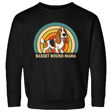 Discover Basset Hound Mama Dog Design Sweatshirts
