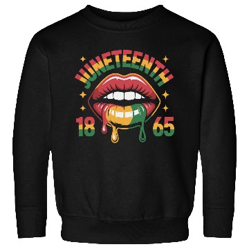 Discover Juneteenth 1865 Rasta Lips Sweatshirts