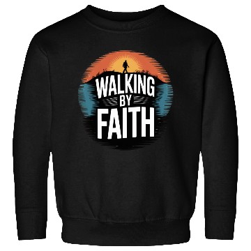 Discover Walking by Faith Sweatshirts