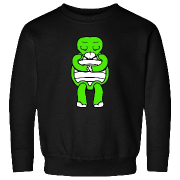 Discover Turtle prays meditates bows greeting hands relax Sweatshirts