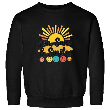 Discover Sun, Sand & Smiles Beach Day Vibes Sweatshirts