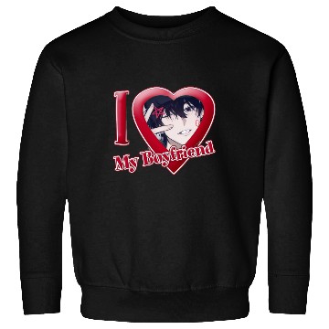 Discover I Love My BF – Cute Minimal Logo Sweatshirts
