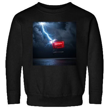 Discover Electric Storm Art Sweatshirts