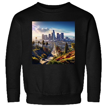 Discover los angeles city. Sweatshirts