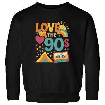 Discover Retro 90s Love – V Sweatshirts