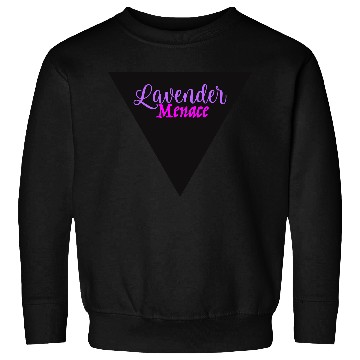 Discover Lavender Menace Black Triangle Sweatshirts