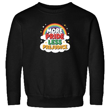 Discover More Pride Less Prejudice Rainbow Pride Month LGBT Sweatshirts