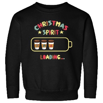Discover Christmas Spirit Loading X mas Coffee Sweatshirts