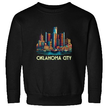 Discover Oklahoma City Oklahoma USA Sweatshirts
