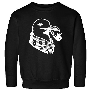 Discover Nordic Seagull Art With Sailor Flair Sweatshirts
