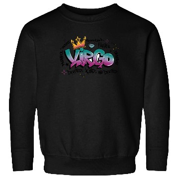 Discover Virgo Graffiti Zodiac Art Sweatshirts