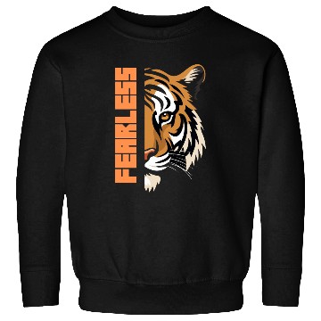 Discover Fearless Tiger Graphic Sweatshirts