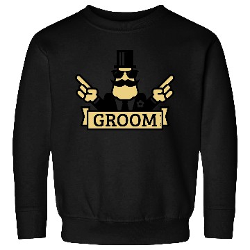 Discover Pointing Groom (Stag Night / Bachelor Party / 2C) Sweatshirts