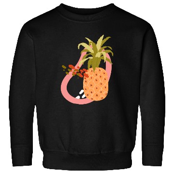 Discover summer time tropical fruit Realistic Pineapple Sweatshirts