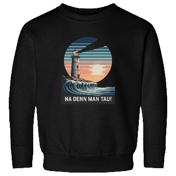 Discover Na Denn Man Tau Lighthouse Ocean Waves Scenic Sweatshirts