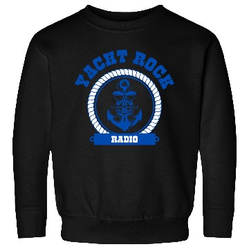 Discover YACHT ROCK - BLUE LETTERS Sweatshirts
