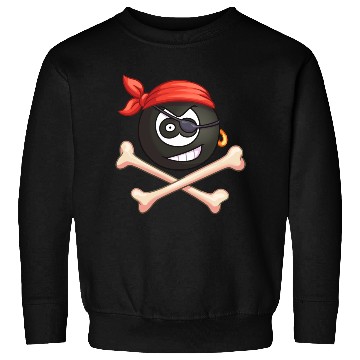 Discover 8-Ball Pirate (Pocket) (Jolly Roger style) Sweatshirts