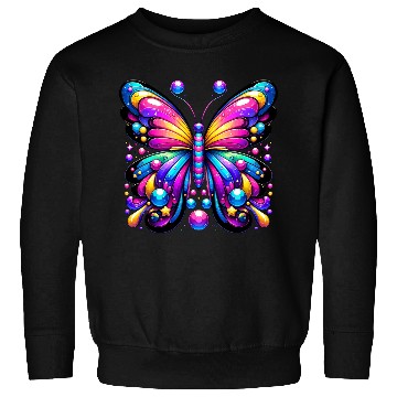 Discover Colorburst Fantasy Butterfly Sweatshirts