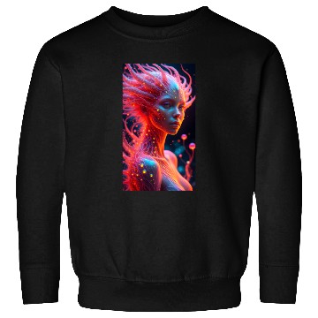 Discover Digital Phoenix - Ethereal Woman with Etherea Ener Sweatshirts
