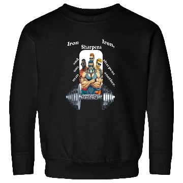 Discover The Iron Sharpens Iron Scripture Sweatshirts
