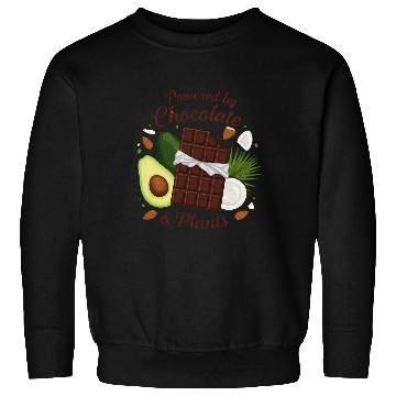 Discover Powered by Chocolate & Plants - Vegan Keto Fuel Sweatshirts