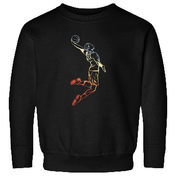 Discover Basketball Player Sketch Sweatshirts