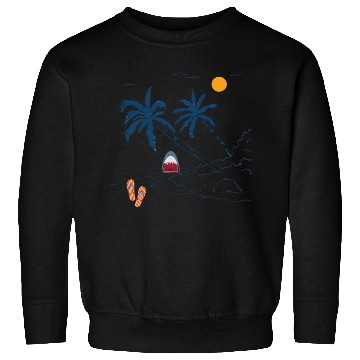 Discover Shark Surprise Beach Vibes Sweatshirts