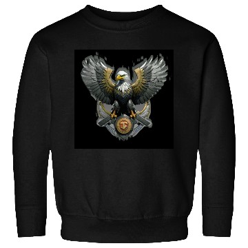 Discover modern bird of prey logo Sweatshirts