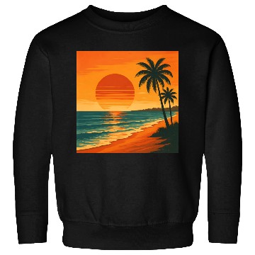 Discover Retro vintage sunset Sweatshirts