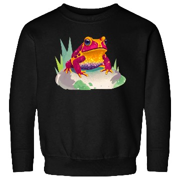 Discover Rainbow Frog Fiesta Sweatshirts