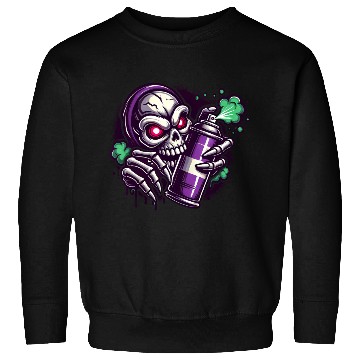 Discover Skull Sprayer Sweatshirts