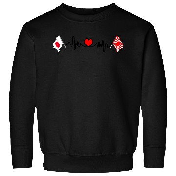 Discover Heartbeat with Japan & Rising Sun Sweatshirts