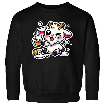 Discover Drunk Wasted Hangover Goat Sweatshirts