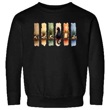 Discover Shelf Life – Autumn Cottagecore Brushstrokes Sweatshirts