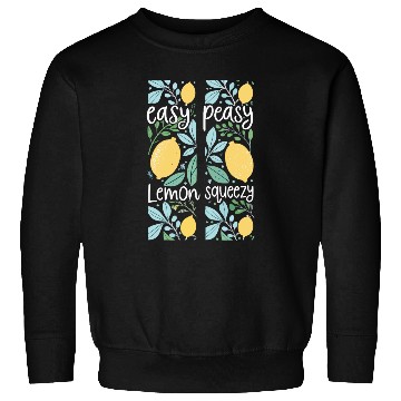 Discover Easy Peasy Lemon Squeezy Cute Lemon Art Sweatshirts