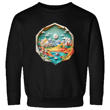 Discover 3D landscape Sweatshirts