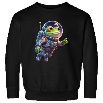 Discover Frog in space suit Sweatshirts