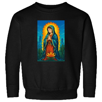 Discover GUADALUPE VIRGEN ANIME STYLE Sweatshirts
