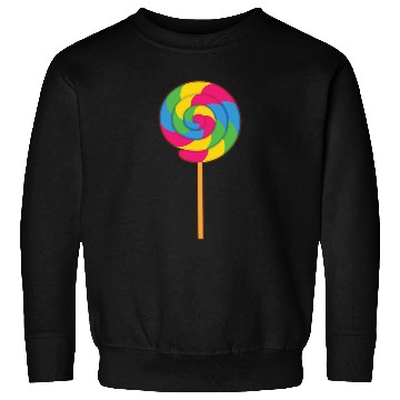 Discover Lollipop Rainbow Sucker Candy Halloween Costume Sweatshirts