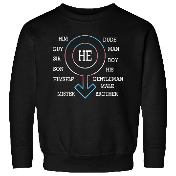 Discover Gender Neutral Pride Month Gender Pronouns Sweatshirts