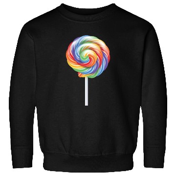 Discover Lollipop Rainbow Sucker Candy Costume Halloween Sweatshirts
