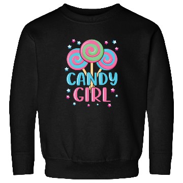 Discover Cute Lollipop Candy Girl Design 01 Sweatshirts