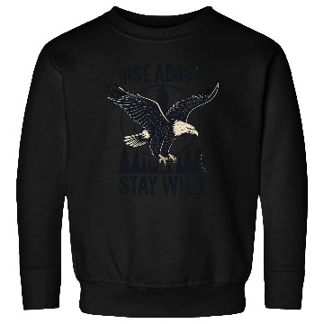 Discover Soar Fierce, Live Free – Bald Eagle Wilderness Des Sweatshirts
