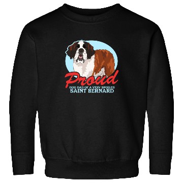 Discover Saint Bernard Dog Dad St. Bernhard Sweatshirts