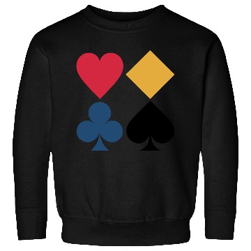 Discover Classic Card Suits Sweatshirts