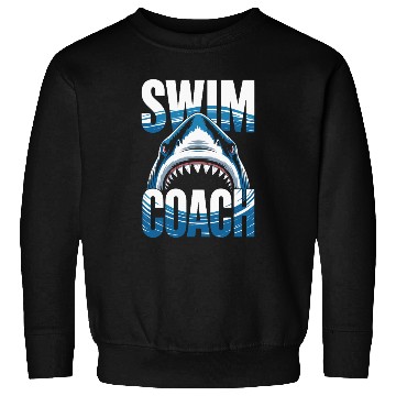Discover Swim Coach Shark Sweatshirts